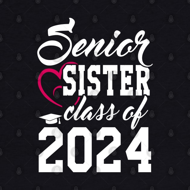 Class of 2024 Senior Gifts Funny Senior Sister by KsuAnn